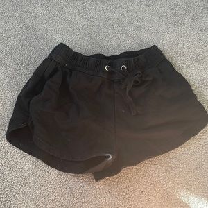 Black shorts size small